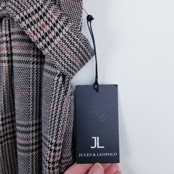 Jules & Leopold Houndstooth Plaid Pants NWT size XL - Picture 3 of 10